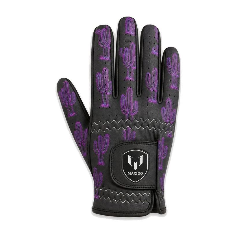 Rust Floral Printed Glove by Maxido Golf