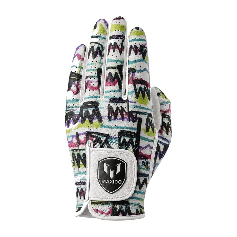 Blue Hexagon Printed Glove by Maxido Golf
