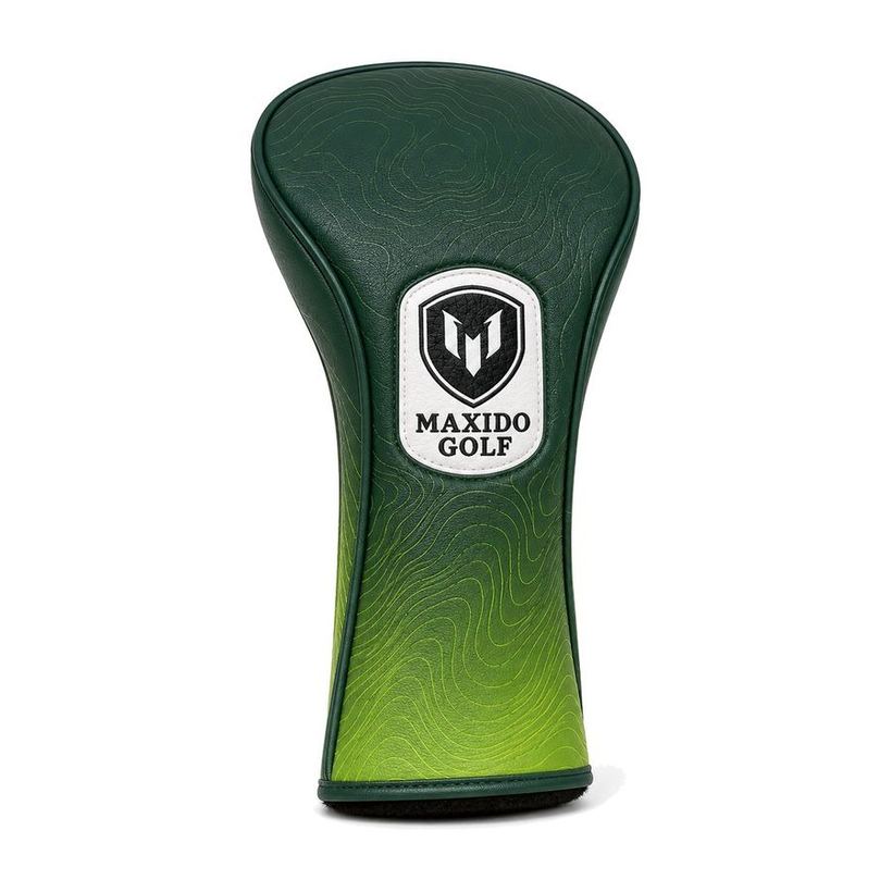 Lime Houndstooth Driver Cover by Maxido Golf