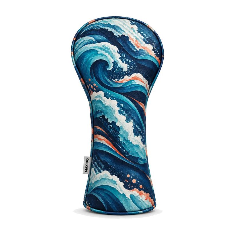 Orange Ink Driver Cover by Maxido Golf