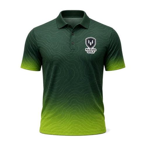 Contour Polo — Forest Fade golf product by Maxido Golf