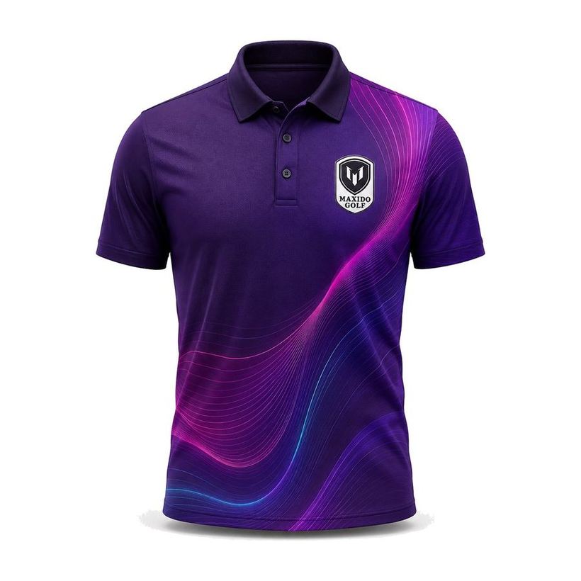 Slipstream Polo — Amethyst by Maxido Golf