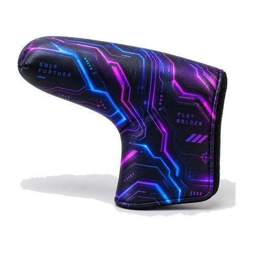 Neon Circuit Putter Cover golf product by Maxido Golf