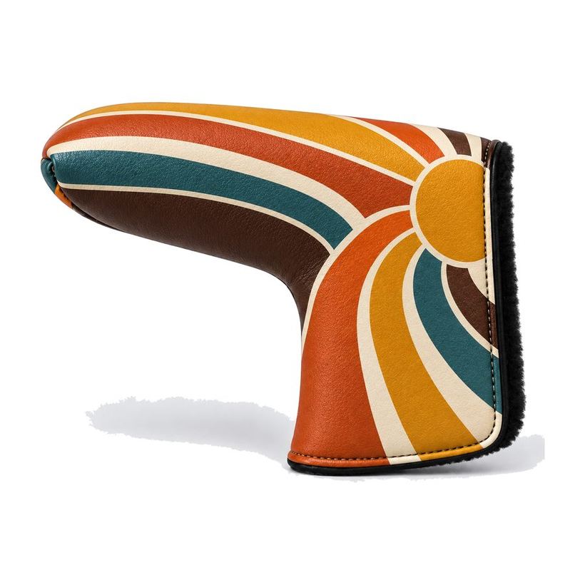 Retro Sunburst Putter Cover by Maxido Golf
