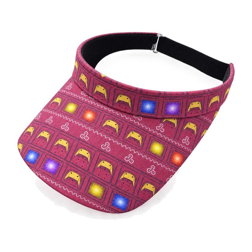 Magenta Arches Visor by Maxido Golf